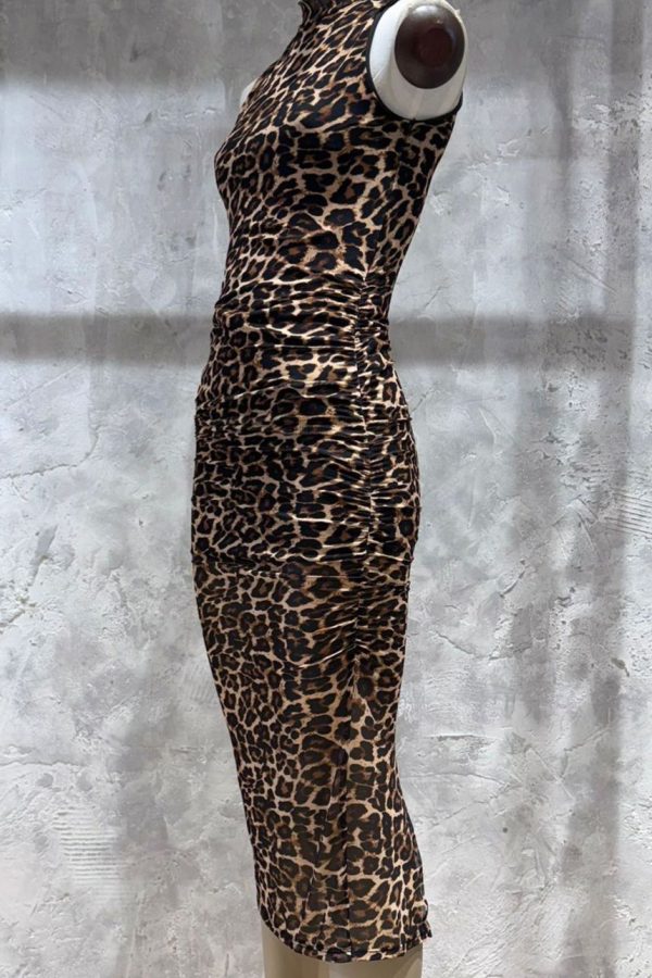 VESTIDO LEOPARDO LARGO