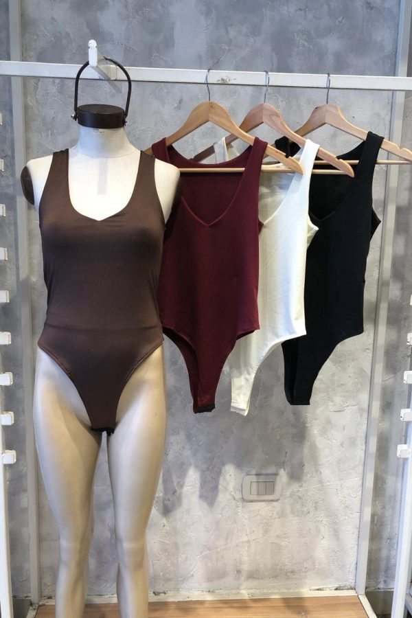 BODY MICROFIBRA CUELLO V