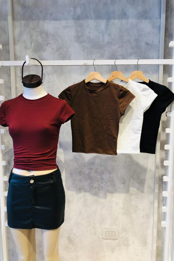 REMERA ALG CON LYCRA LISO
