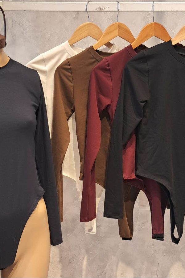 BODY ALG CON LYCRA BASICO MANGA LARGA