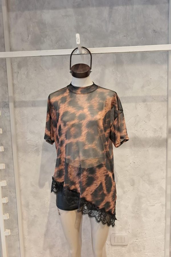 REMERON TUL LEOPARDO CON PUNTILLA