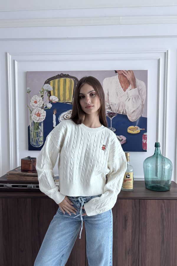 SWEATER CUELLO REDONDO BEAR IMPORTADO