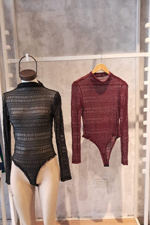 BODY TUL IBIZA MEDIA POLERA MANGA LARGA