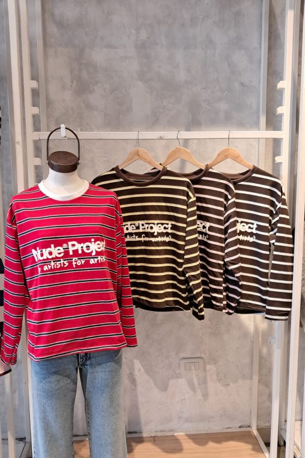 REMERA RUSTICO RAYADO NUDES